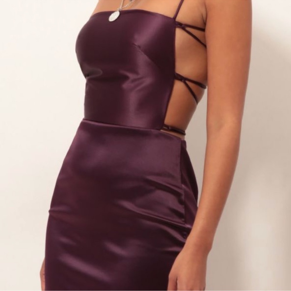 SOLD‼️Lucy in the Sky Plum Dress